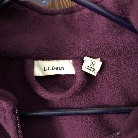 L.L. Bean Purple Zip Robe - Picture 3 of 4